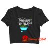 Gardening Is Dirt Cheap Therapy Crop Top Shirt