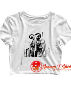 Gary Coleman and Mr. T Photo Crop Top Shirt