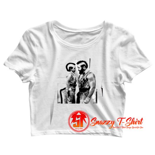 Gary Coleman and Mr. T Photo Crop Top Shirt