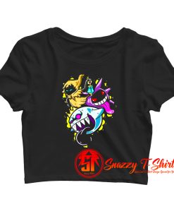 Gengar Poe and King Boo a Night of Fear Crop Top Shirt