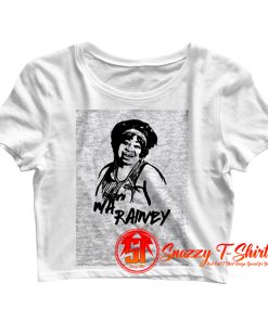 Gertrude Ma Rainey American Singer Crop Top Shirt