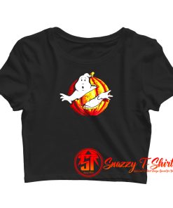 Ghostbusters Classic Logo Crop Top Shirt