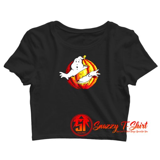 Ghostbusters Classic Logo Crop Top Shirt