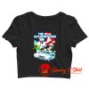 Ghostbusters Crew Collage Crop Top Shirt