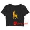 Giraffe Halloween Crop Top Shirt