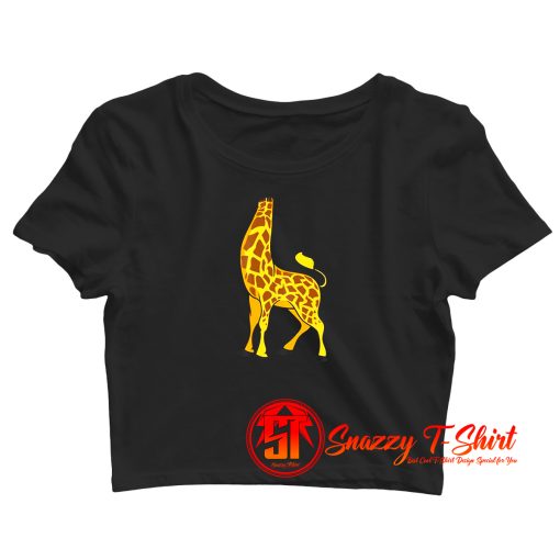 Giraffe Halloween Crop Top Shirt