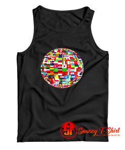Globe Flag Map Tank Top