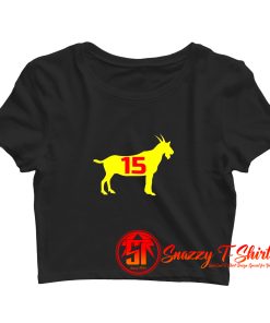 Goat 15 Kansas Football Vintage KC Crop Top Shirt