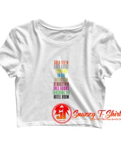 Gold Teeth Grey Goose Crop Top Shirt