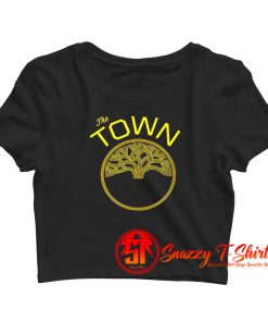 Golden State Warriors Logo Crop Top Shirt