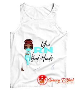 Good Hands Black Nurse Tank Top