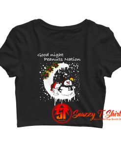 Good Night Peanuts Nation Crop Top Shirt