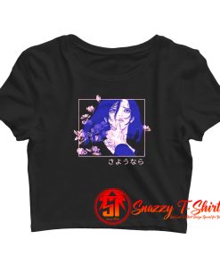 Goodbye Sad Girl Anime Crop Top Shirt
