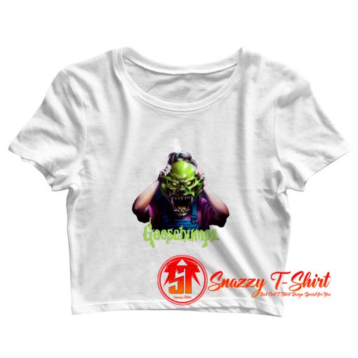 Goosebumps Haunted Mask Crop Top Shirt