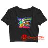 Goosebumps Skateboard Skeleton Crop Top Shirt