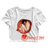 Gouache Artwork Crop Top Shirt