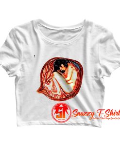 Gouache Artwork Crop Top Shirt