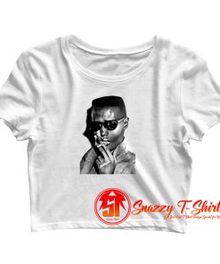 Grace Jones Smoking Old Style Crop Top Shirt