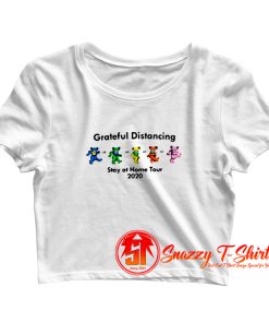 Grateful Distancing Crop Top Shirt
