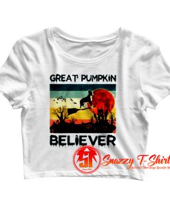 Great Pumpkin Believer Crop Top Shirt