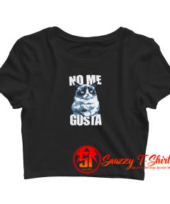 Grumpy Cat No Me Gusta Crop Top Shirt
