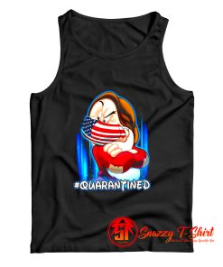 Grumpy Dwarf American Flag Face Mask Tank Top