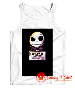 Guilty Jack Cute Skellington MugShot Tank Top
