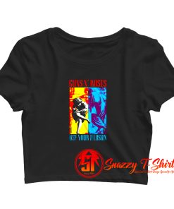 Guns N Roses Use Your Illusion Album Art Crop Top Shirt