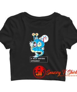 Gyarados Pokemon Gary Spongebob Crop Top Shirt