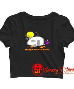 Halloween Camping Crop Top Shirt