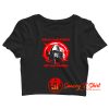 Halloween Dogs Hello darkness my old friend Crop Top Shirt
