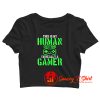 Halloween Gamer Crop Top Shirt