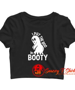 Halloween Ghost Crop Top Shirt