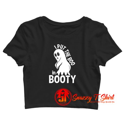 Halloween Ghost Crop Top Shirt