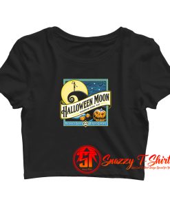 Halloween Moon Crop Top Shirt