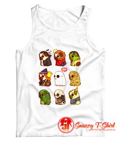 Halloween Puglie Tank Top