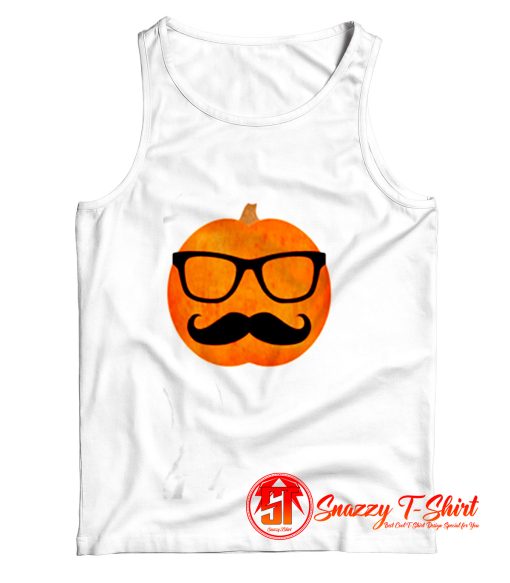 Halloween Pumpkin Hipster Tank Top