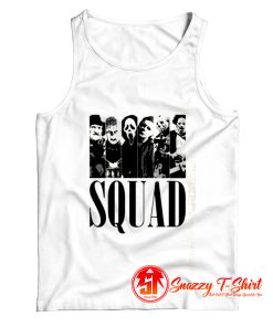 Halloween Squad Horror Movies Tank Top