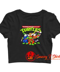 Halloween Teenage mutant killer ninja turtles Crop Top Shirt