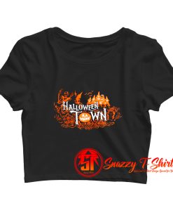 Halloween Town Pumpkin Crop Top Shirt