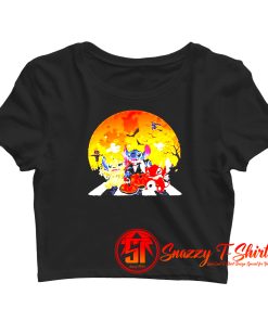 Halloween disney stitch 2020 Crop Top Shirt