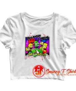 HalloweenSimpsons Crop Top Shirt