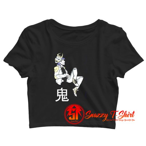 Hannya Mask Harajuku Anime Crop Top Shirt