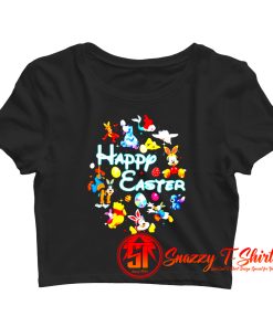Happy Easter Crop Top Shirt
