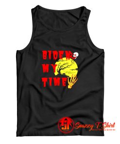 Happy Halloween Biden My Time Skull Tank Top