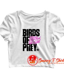 Harley Quinn Birds of Prey Movie Logo Crop Top Shirt