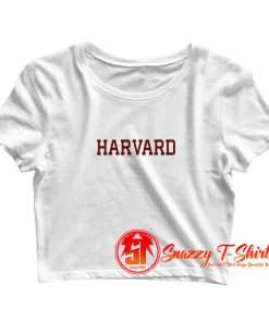 Harvard University Quotes Crop Top Shirt