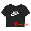 Hate Just Do It Crop Top Shirt