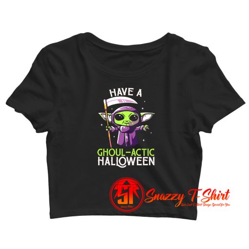 Have A Ghoul Actic Halloween Funny Cute Spooky Crop Top Shirt