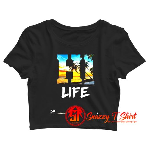 Hawaii Hawaiian Native Beach Aloha Summer Crop Top Shirt